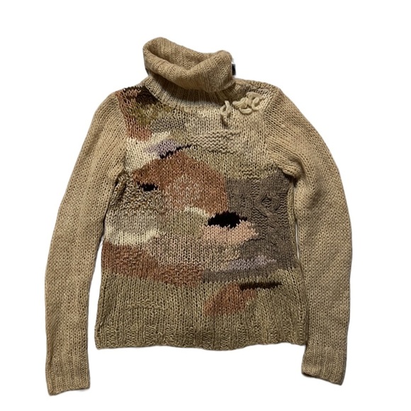 ✅Anthropologie Far Away From Close Impasto Pullover Turtleneck - Picture 2 of 7